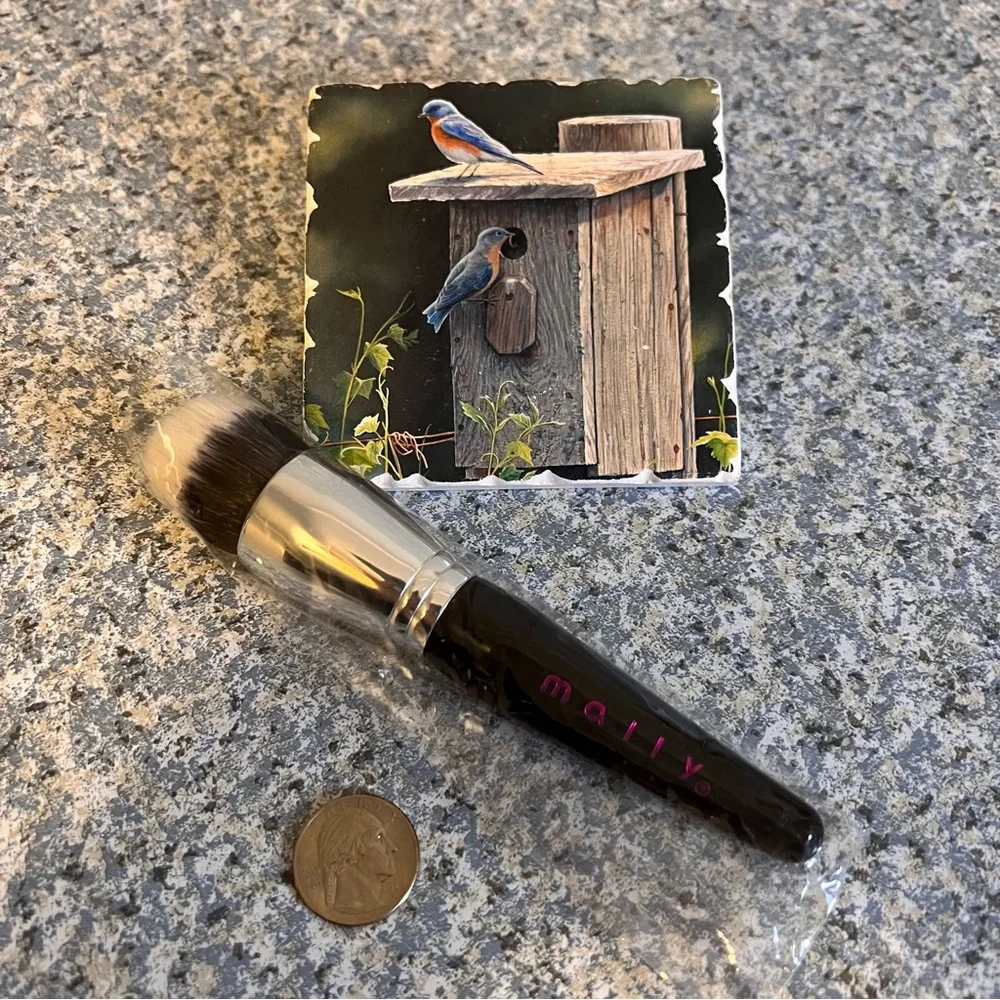 Mally Beauty Black Handle Foundation Full Face Make Up Brush